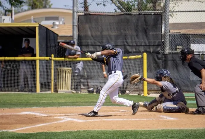 Izzy Halton at the plate